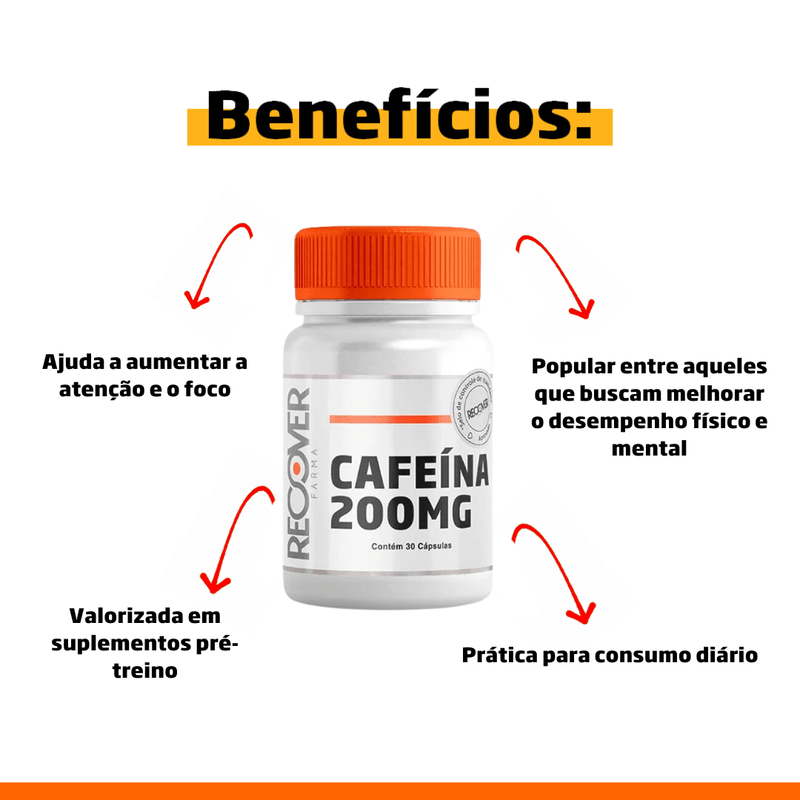 Cafeína em cápsulas para auxiliar no emagrecimento